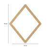 Tear Moldura de MDF Formato Losango Decorart 30x25cm