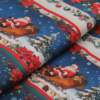 Tecido Patchwork Digital Natal Circulo 501972-3072 Barrado Noite de Natal 0,58x1,46mts