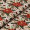 Tecido Patchwork Digital Fabricart DN343 Natal Floral 0,48x1,50mts