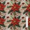 Tecido Patchwork Digital Fabricart DN343 Natal Floral 0,48x1,50mts