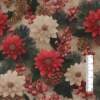 Tecido Patchwork Digital Fabricart DN370 Natal Encantado Pinhas 0,48x1,50mts