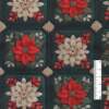 Tecido Patchwork Digital Fabricart Natal DN383 Quilt Verde Amor 0,48x1,50mts