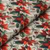Tecido Patchwork Digital Fabricart Natal DN396 Tradição Flores 0,48x1,50mts