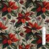 Tecido Patchwork Digital Fabricart Natal DN396 Tradição Flores 0,48x1,50mts