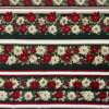 Tecido Patchwork Digital Fabricart Natal DN412 Barrado Quilt Verde 0,58x1,50mts