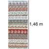 Tecido Patchwork Digital Natal Circulo Barrado Noel 0,58x1,46mts