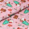 Tecido Patchwork Digital Circulo Natal 2861 Hello Kitty 0,48x1,50mts