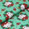 Tecido Patchwork Digital Circulo Natal 2862 Hello Kitty 0,48x1,50mts