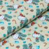 Tecido Patchwork Digital Circulo Natal 2864 Hello Kitty 0,48x1,50mts