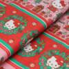 Tecido Patchwork Digital Circulo Natal 2860 Barrado Hello Kitty 0,58x1,50mts