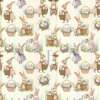 Tecido Patchwork Digital Páscoa Circulo 493384 2988 0,48x1,50mts