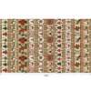 Tecido Patchwork Digital Eva e Eva 914742 Natal Barrado 0,58x1,50mts