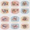Tecido Patchwork Digital Eva e Eva 916699 Studio Beleza Necessaire 0,40x1,46mts