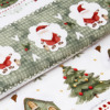 Tecido Patchwork Digital Fuxicos NAT113 Barrado Natal Dos Sonhos 0,58x1,46mts