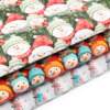 Tecido Patchwork Digital Fabricart Natal Boneco de Neve 0,48x1,50mts
