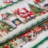 Tecido Patchwork Digital Circulo Natal 461830 2756 Barrado 0,58x1,50mts FL
