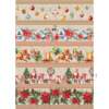 Tecido Patchwork Digital Circulo Natal 461830 2757 Barrado 0,58x1,50mts FL