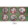 Tecido Patchwork Digital Circulo Natal 485934 2891 Sousplat 0,75x1,50mts