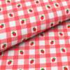 Tecido Patchwork Peripan 9050-V518 Xadrez Morangos 0,48x1,50mts