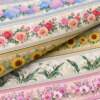 Tecido Patchwork Peripan 9050-V498 Barrado Flores 0,58x1,50mts