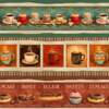 Tecido Patchwork Peripan 9050-V528 Barrado Café 0,58x1,50mts
