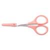 Tesoura para Bordar Rosa Curva com Protetor 10cm FL