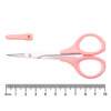 Tesoura para Bordar Rosa Curva com Protetor 10cm FL