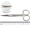 Tesoura Para Bordar Longa Ponta Curva Arte Punto 4- 1/2 11,6cm