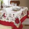 Toalha de Mesa Athenas Quadrada Dohler Natal 119 1,40x1,40mts
