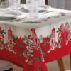 Toalha de Mesa Athenas Quadrada Dohler Natal 120 1,40x1,40mts