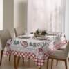 Toalha de Mesa Athenas Retangular Dohler Natal 125 1,40x2,10m