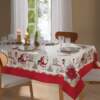 Toalha de Mesa Athenas Retangular Dohler Natal 119 1,60x2,50mts