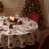 Toalha de Mesa Celebra Redonda Dohler Natal 121 1,60mts