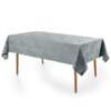 Toalha de Mesa Retangular Karsten Grazia Cinza 1,60mx3,20m