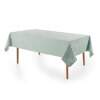 Toalha de Mesa Retangular Karsten Roman Turquesa 1,60mx2,70m
