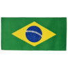 Toalha de Praia Velour Dohler Bandeira Brasil 76cmx1,52mts