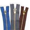 Zíper Metal Dourado Médio ZR 15cm - 10 Unidades
