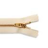 Zíper YKK PT Metal Médio Dourado YGC459 05cm 25 unidades